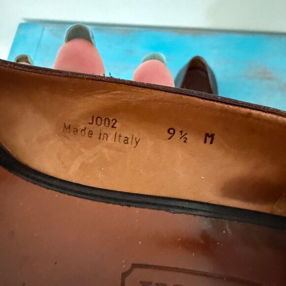 Vintage Coach Black Leather Cuban Heel Shoes Women's Size 9.5 J002 - Picture 9 of 10